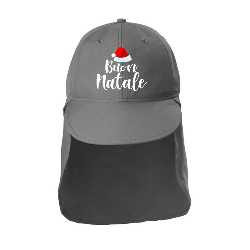 Buon Natale And Tanti Auguri Merry Christmas Italian Holiday Funny Gif Sun Shade Cap by SamsulArt | Artistshot