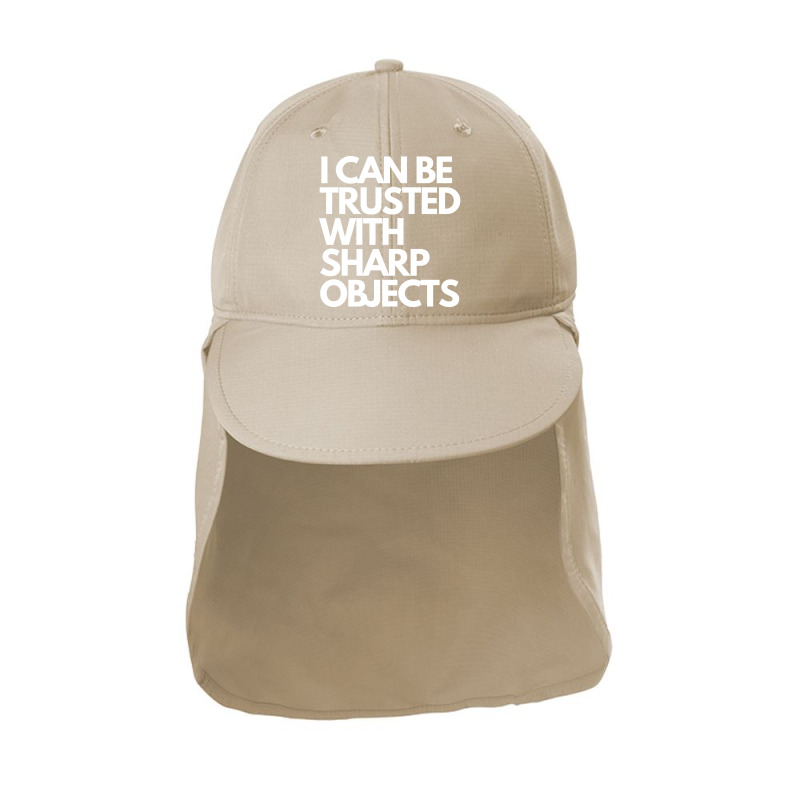 I Can Be Trusted Sharp Objects Sun Shade Cap | Artistshot