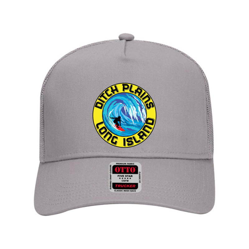 Surfing Ditch Plains Long Island New York Mesh Back Trucker Hat by bettykrulla | Artistshot