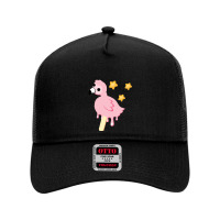 Star Flamingo Flying Mesh Back Trucker Hat | Artistshot