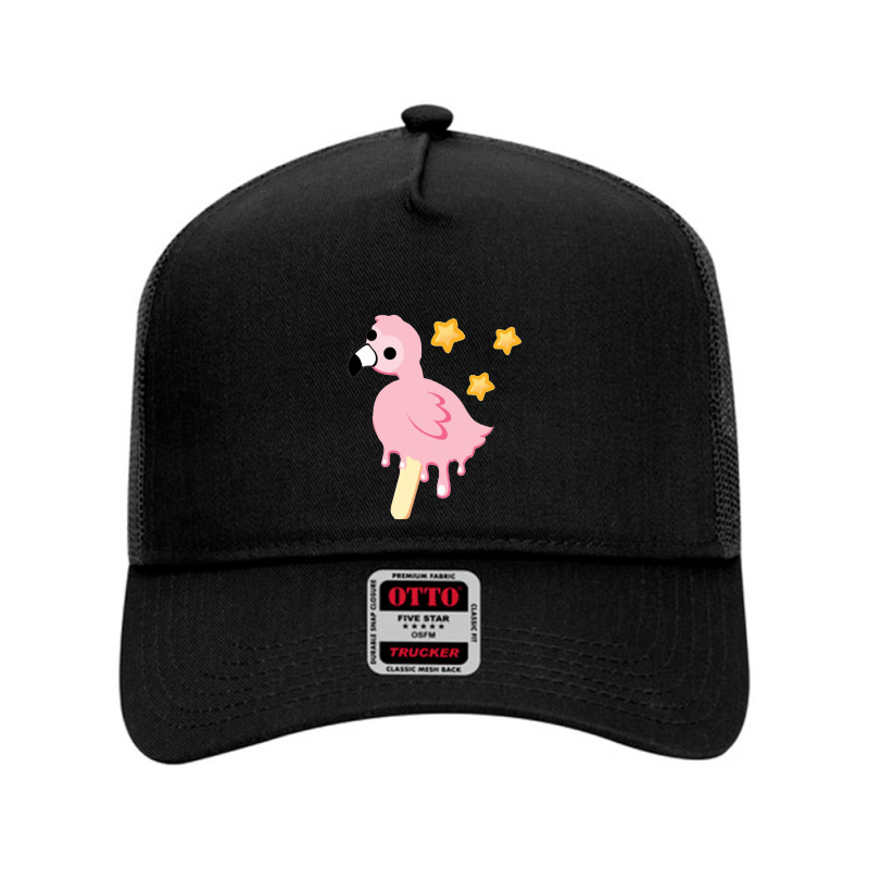 Star Flamingo Flying Mesh Back Trucker Hat by fannyenggarisa | Artistshot