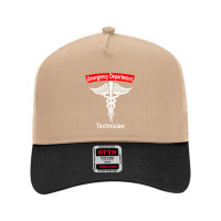 Emergency Department Technician Ed Tech Medical Caduceus Er T Shirt Mesh Back Trucker Hat | Artistshot