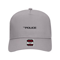 Suitable-the-police-ghost-in-the-machine-worn Mesh Back Trucker Hat | Artistshot