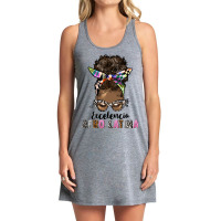 Afro Messy Bun Excelencia Afro Latina Tank Dress | Artistshot