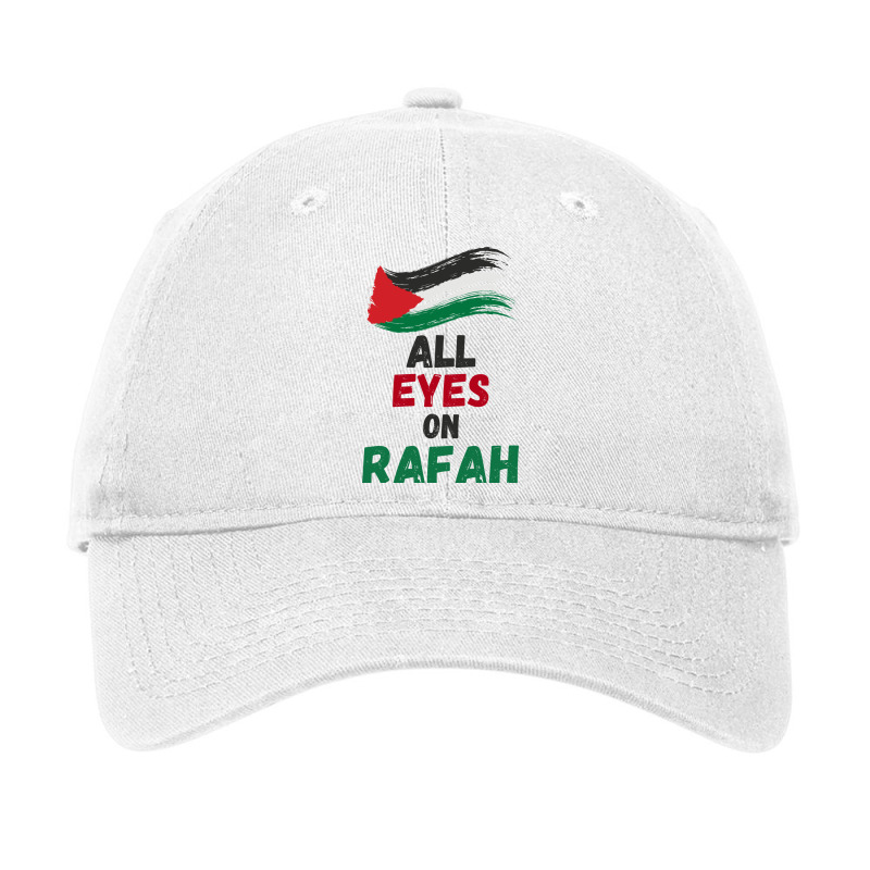 All Eyes On Rafah Free Palestine Adjustable Cap | Artistshot