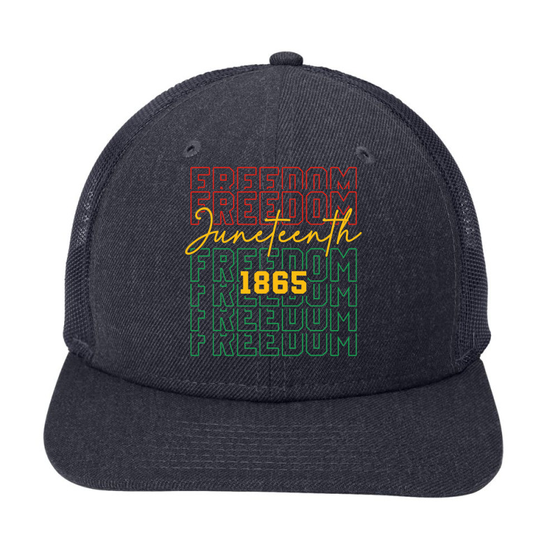 Juneteenth 1865 Freedom Black Pride African American Snapback Trucker Cap by nhan0105 | Artistshot