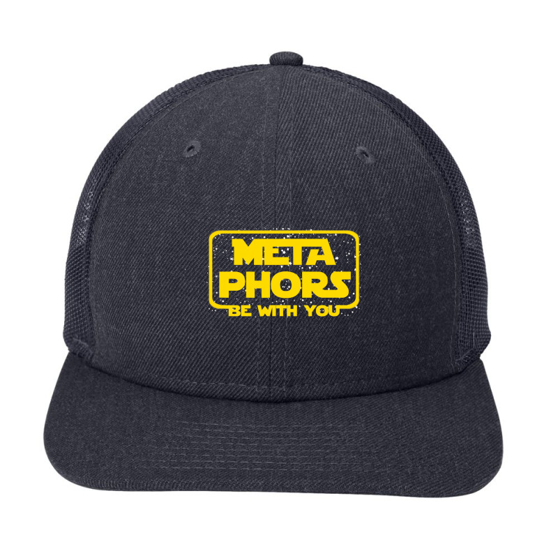 Metaphors Be With You Funny English Teacher Space Snapback Trucker Cap by CUSER3146 | Artistshot