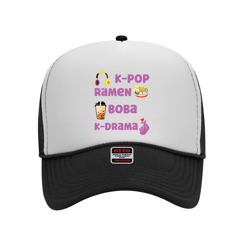 K Pop Ramen Boba K Drama Foam Trucker Hat | Artistshot