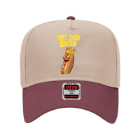 Funny Hot Dog For Women Girls Grilled Wiener Sausage Buns T Shirt Adjustable Baseball Cap | Artistshot