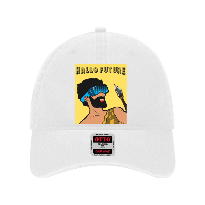 Hallo Future Dyed Cap by Spot Of merch | Artistshot