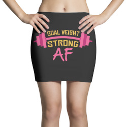 goal weight strong af Mini Skirts | Artistshot