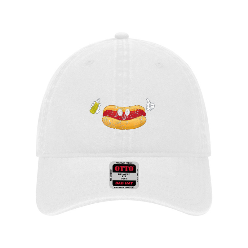 Hotdogs Mustard Sausage Lover Funny Hotdog Sandwich Grunge Dyed Cap by daniellepaine | Artistshot