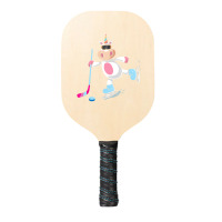 Unicorn Ice Hockey Player Kid Magical Animal Lover Pickleball Paddle | Artistshot