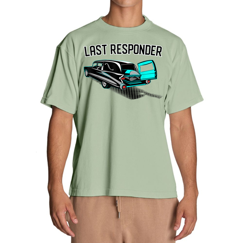 Last Responder Coroner Vintage Hearse Casket T Shirt Urban Heavy T-shirt | Artistshot