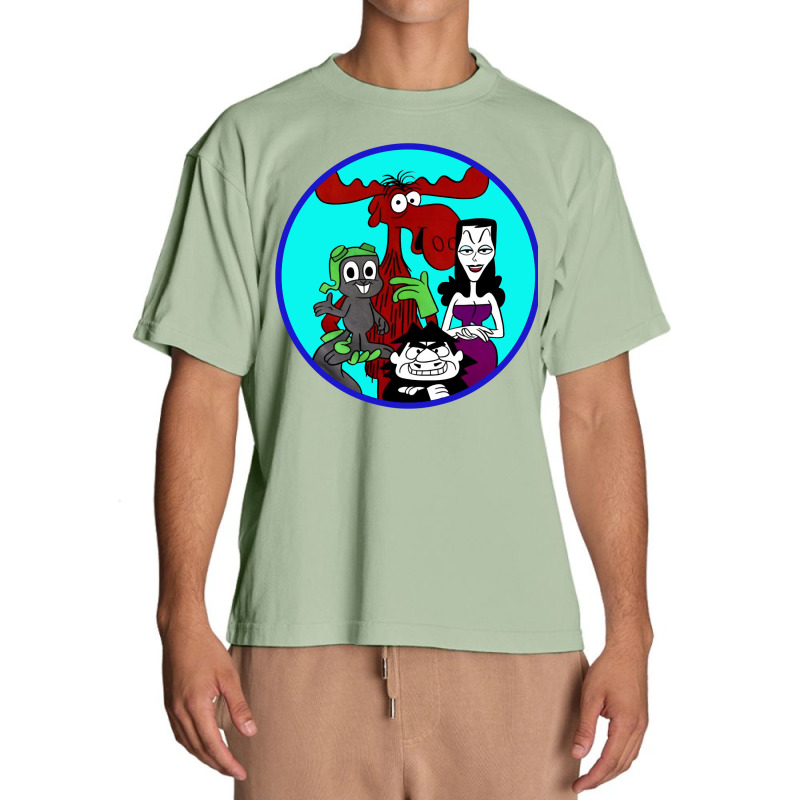 Day Gift Bullwinkle Mens My Favorite Urban Heavy T-shirt by ArtistAlijah | Artistshot