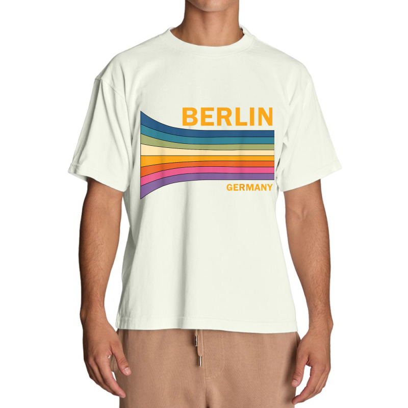 Retro Vintage 70s Berlin Germany T Shirt Urban Heavy T-shirt | Artistshot