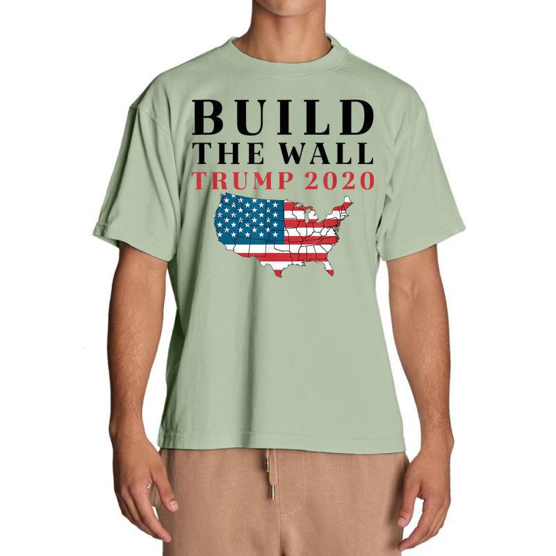 Build The Wall Trump 2020 T Shirt Urban Heavy T-shirt | Artistshot