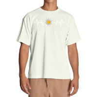 Daisy T  Shirt Flower Daisy Heartbeat T  Shirt Urban Heavy T-shirt | Artistshot