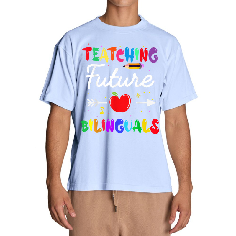 Teaching Future Bilinguals Spanish Teachers Back To School Urban Heavy T-shirt by MadisonDesign | Artistshot