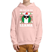 Fa La La Llama Ugly Christmas Long Sleeve Shirt Urban Pullover Hoodie | Artistshot