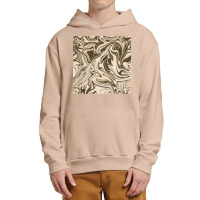 Cream Chocolate Abstract Marble Urban Pullover Hoodie | Artistshot