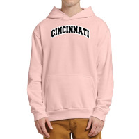 Cincinnati Ohio Varsity Style Vintage Red Tank Top Urban Pullover Hoodie | Artistshot