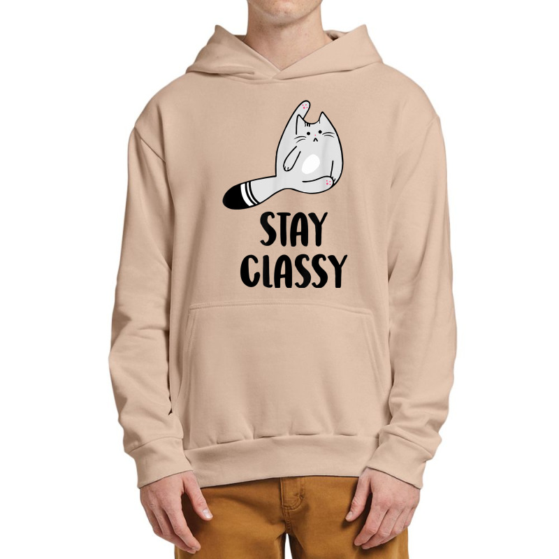 Cat Lover Tshirt Stay Classy Tshirt Animal Calssy Tshirt Urban Pullover Hoodie | Artistshot