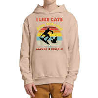 Surfing Cat I Like Cats And Surfing And Maybe 3 People Dad Urban Pullover Hoodie | Artistshot