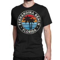 Fernandina Beach Florida Fl Vintage Graphic Retro 70s Tank Top Classic T-shirt | Artistshot