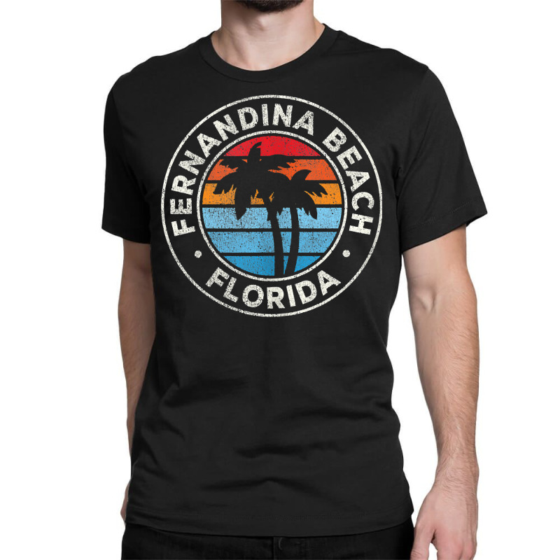 Fernandina Beach Florida Fl Vintage Graphic Retro 70s Tank Top Classic T-shirt by kadejahdomenick | Artistshot