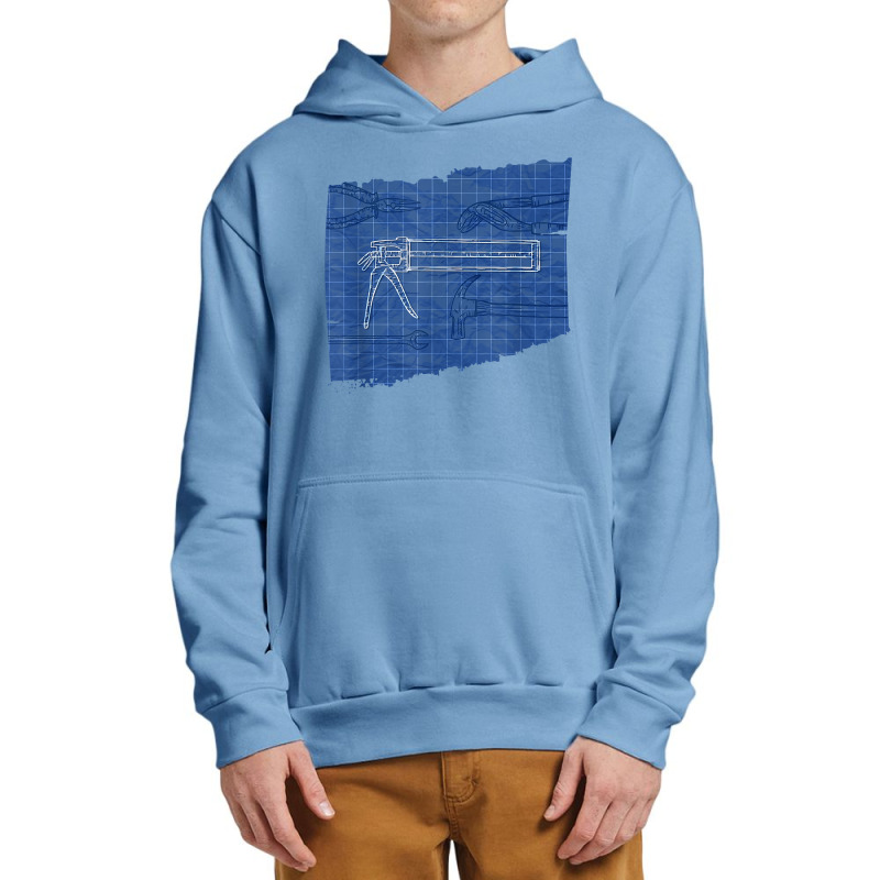 Machinist Tools Blueprint   Cnc Machine Operator T Shirt Urban Pullover Hoodie | Artistshot