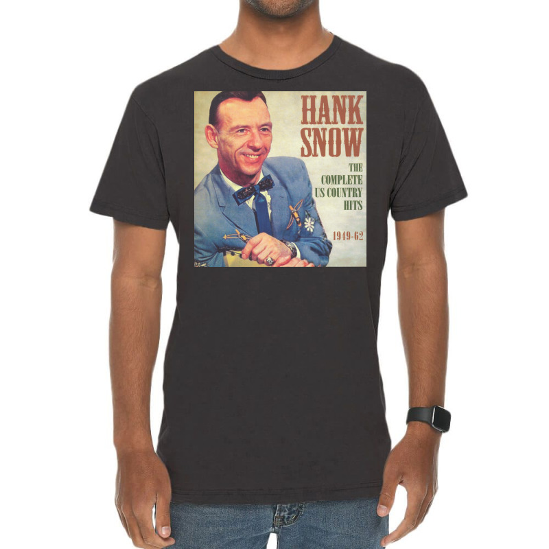 Hank Snow   Complete Us Country Vintage T-Shirt by LakuRB2022 | Artistshot