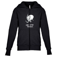 Look After Yourself Youth Zipper Hoodie | Artistshot