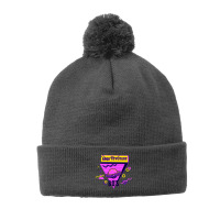 Ufo Back To Future 80s Retrowave Pom Pom Beanie | Artistshot