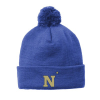 U.s Naval Academy Midshipmen Pom Pom Beanie | Artistshot