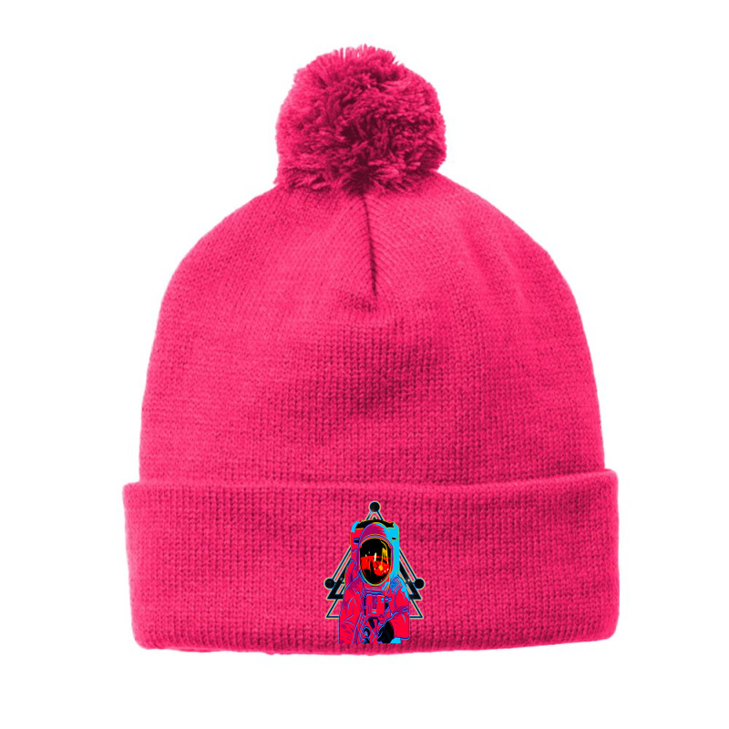 Galaxy Spaceman Pom Pom Beanie by loveshop | Artistshot