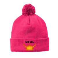 Skol Viking Helmet Minneapolis Miracle Pom Pom Beanie | Artistshot