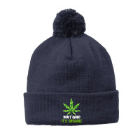 Dont Panic Its Organic Medical Pom Pom Beanie | Artistshot