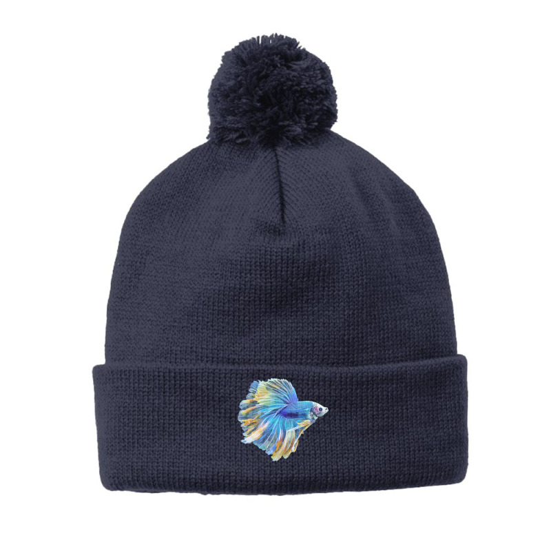 Paradise Betta T  Shirt Paradise Betta Fish T  Shirt Pom Pom Beanie by rowejamar382 | Artistshot