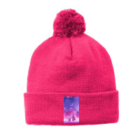 Purple Pom Pom Beanie | Artistshot