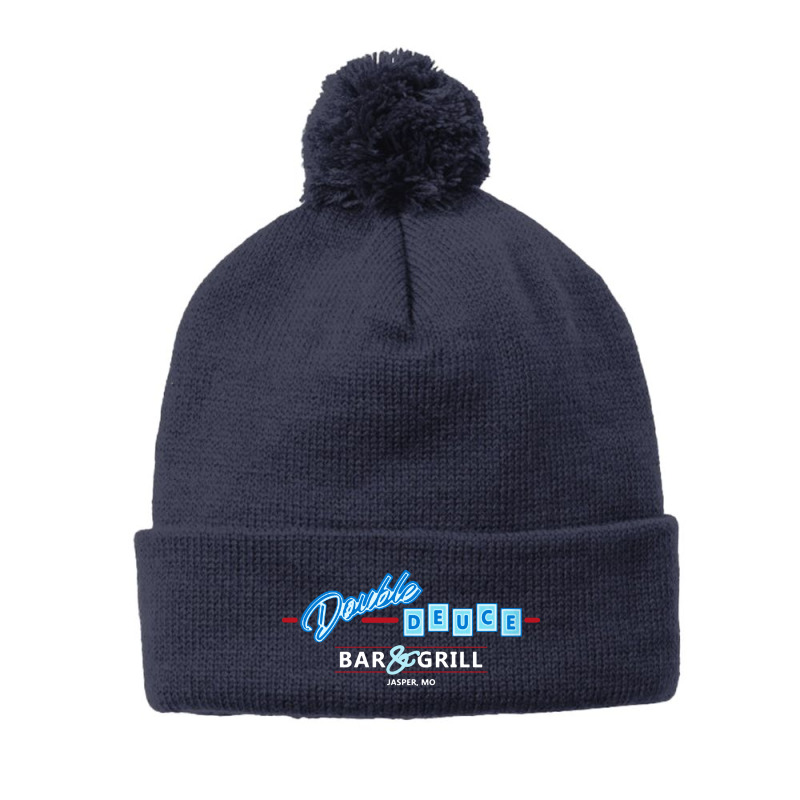 Roadhouse Double Deuce Pom Pom Beanie by Golden Store | Artistshot