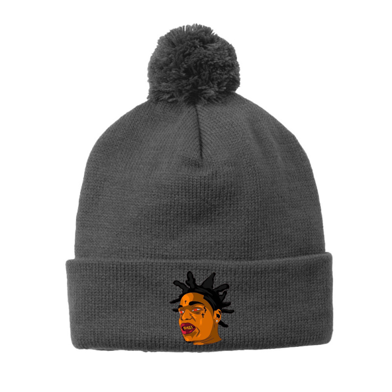 Art Of Animation Black Rap Pom Pom Beanie by Hello Asa | Artistshot