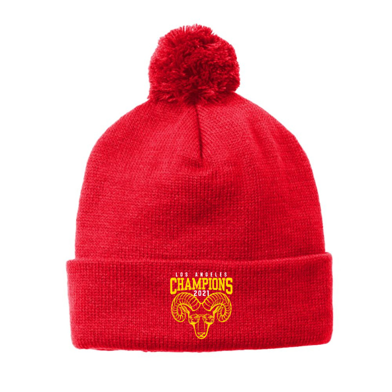 Los Angeles Lovers T Shirt Pom Pom Beanie by adam.troare | Artistshot