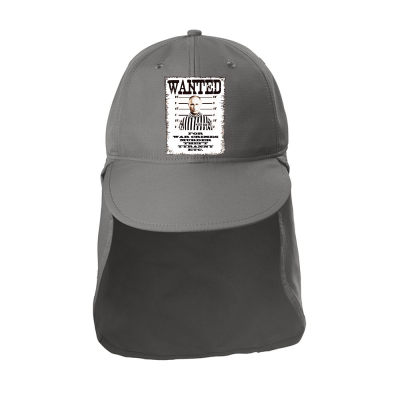 Wanted Dead Or Alive Putin War Crimes Sun Shade Cap by halahbohk | Artistshot