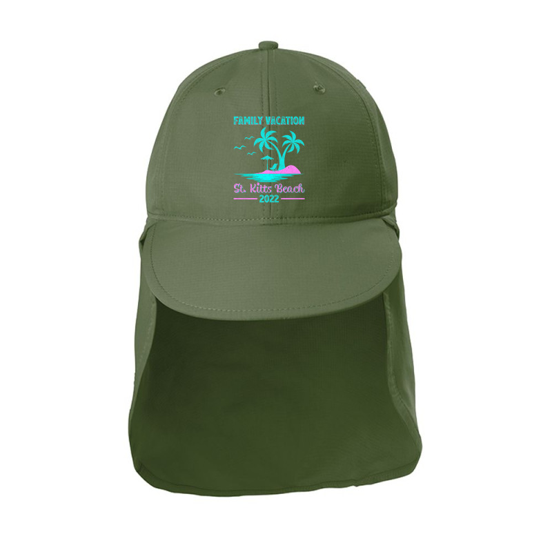 Family Vacation 2022 Vintage Lost Paradise St. Kitts Beach Premium Sun Shade Cap by Yuh2105 | Artistshot