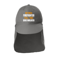 Retired Firefighter Full Time Dog Walker Funny Retirement Premium Sun Shade Cap | Artistshot