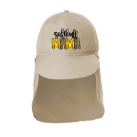 Softball Mama Mom Life Leopard Baseball Mother's Day Boys Sun Shade Cap | Artistshot