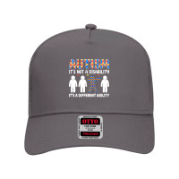 Autism Gift T  Shirt Autism It's Not A Disability It's A Different Abi Mesh Back Trucker Hat | Artistshot