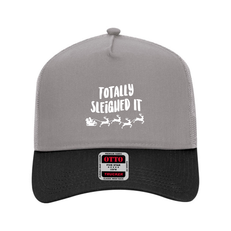 Totally Sleighed It Mesh Back Trucker Hat by dudi2 | Artistshot