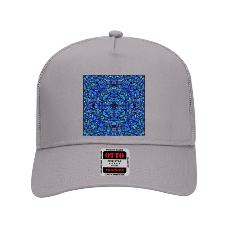 Blue Butterfly Mesh Back Trucker Hat | Artistshot